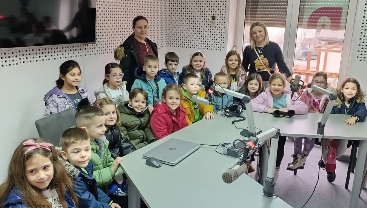 “Slonići“ na Radio postaji Novska