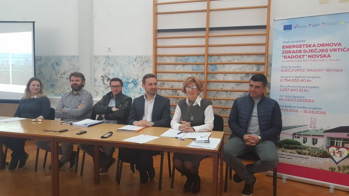 ZAVRŠNA KONFERENCIJA ENERGETSKE OBNOVE ZGRADE DJEČJEG VRTIĆA "RADOST" NOVSKA